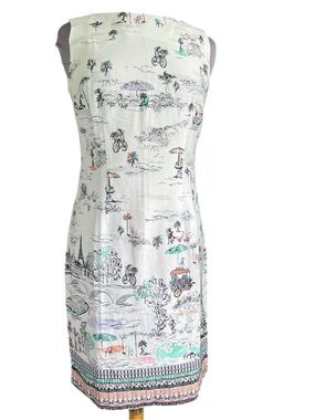 Chetta B Dress Paris Theme - Sleeveless - Size 8